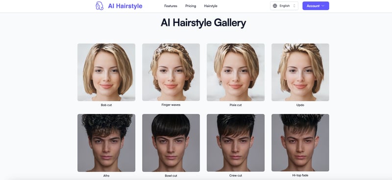 AI Hairstyle screenshot 1