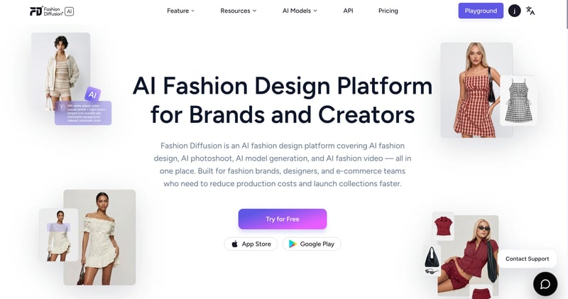 Fashion Diffusion AI screenshot