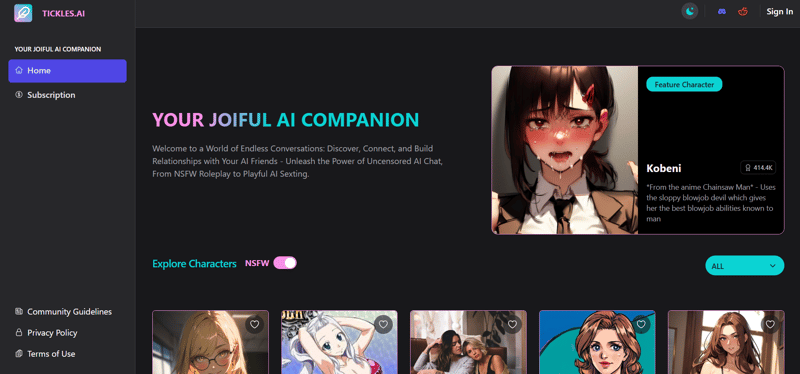 Tickles AI screenshot 1