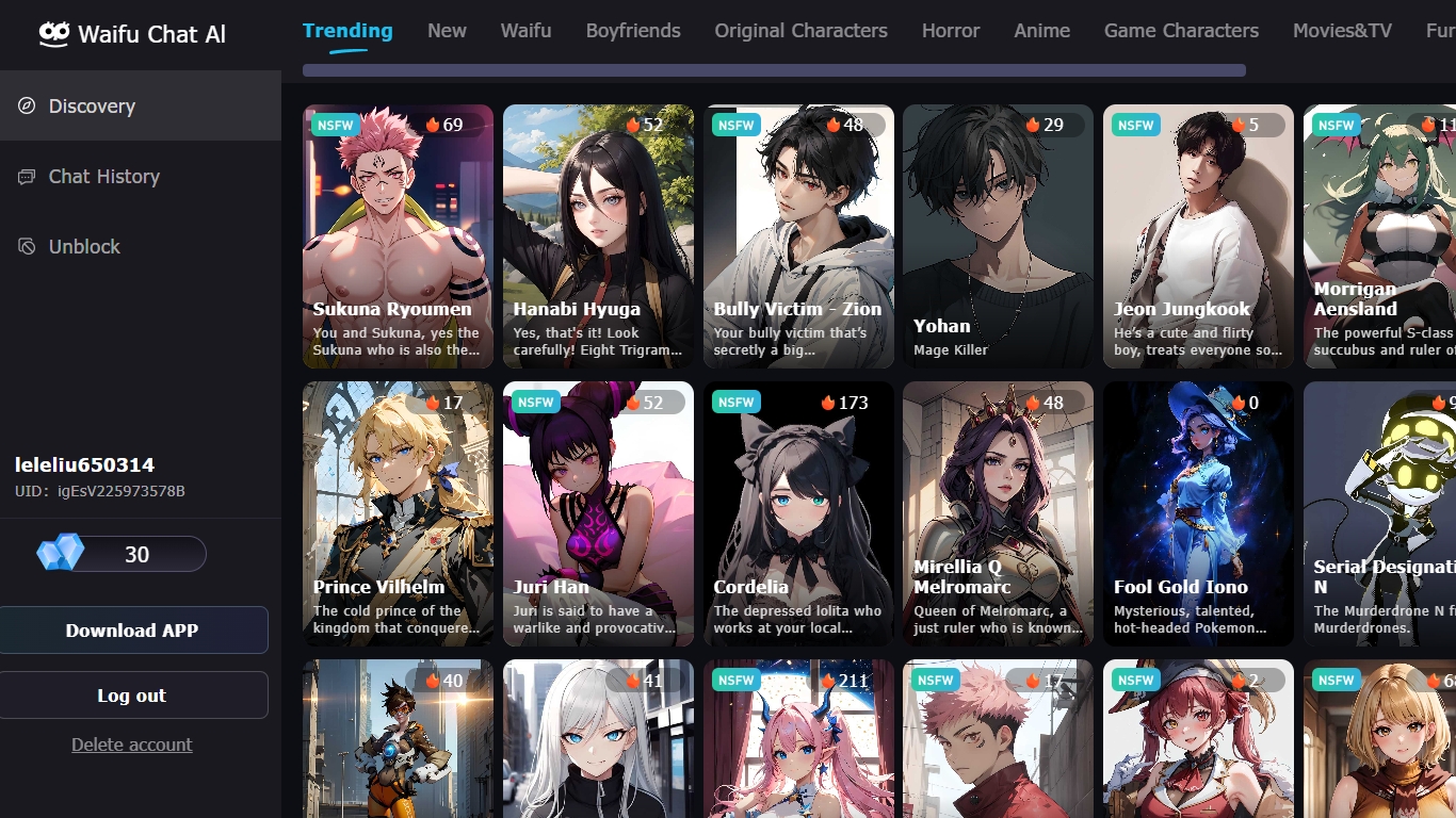 Flirty AI screenshot