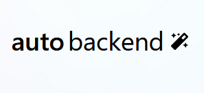 Auto Backend