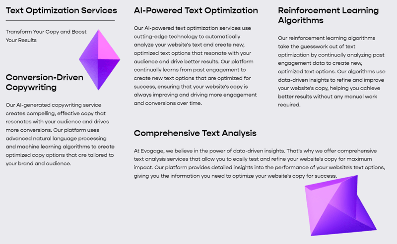 Evogage screenshot 1