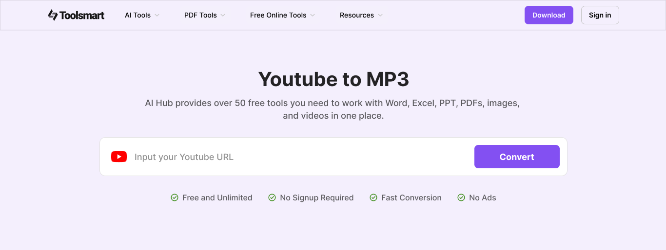 Free Youtube to MP3 Converter screenshot