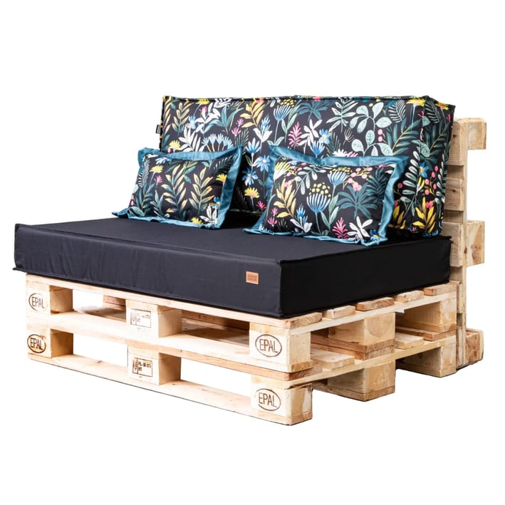 black meadow pallet cushion set
