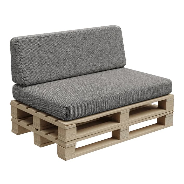 pallet set cushion anthracite