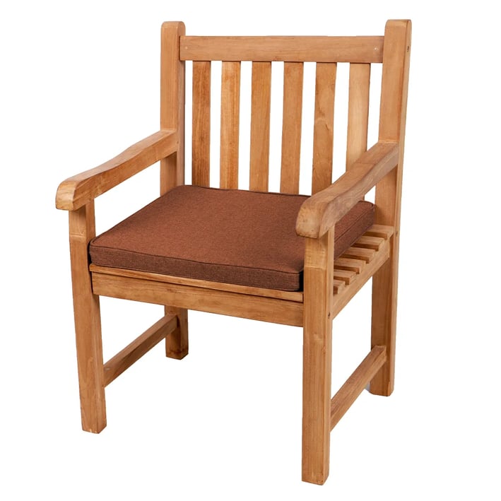 orange chair cushion