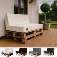 Eco leather outdoor cushion