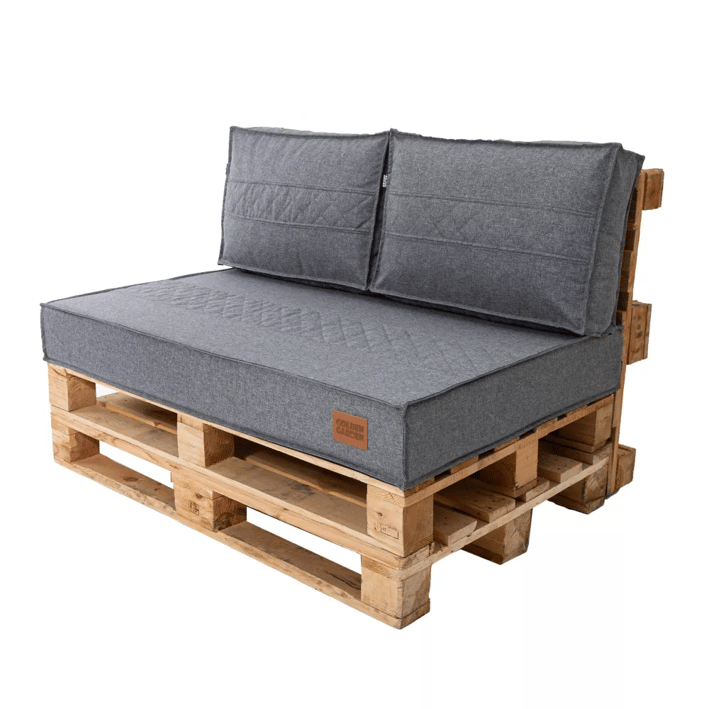 grey indoor pallet cushions