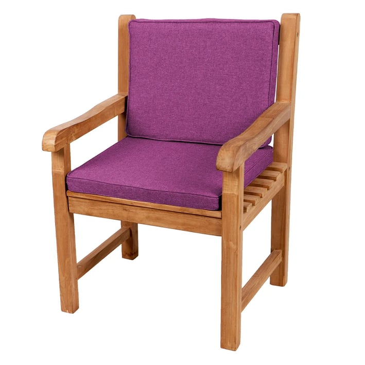 pink garden chair cushion