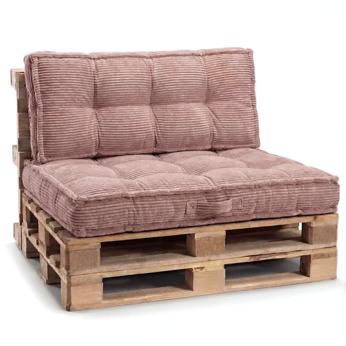 pink pallet cushions set