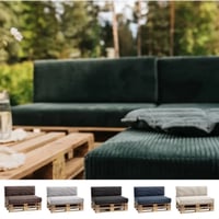 corduroy outdoor cushion green