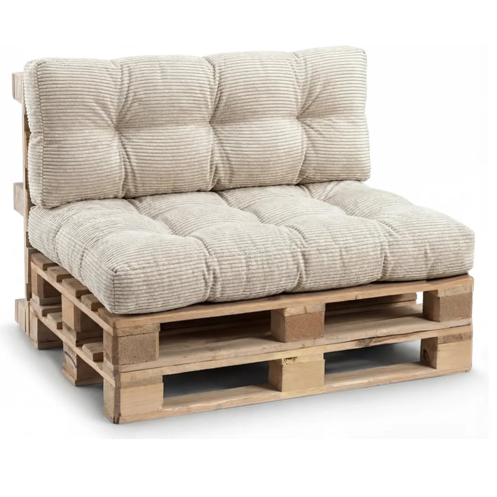 pallet cord cushion_Beige
