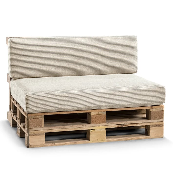 beige pallet cushion set