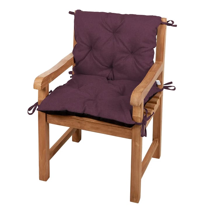purple chair cushion