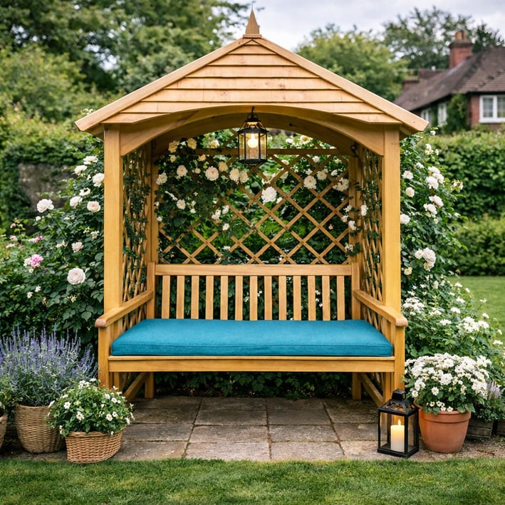 turquise arbour cushion