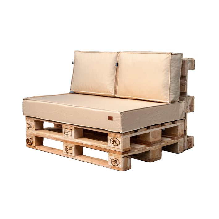 pallet cushion set cream