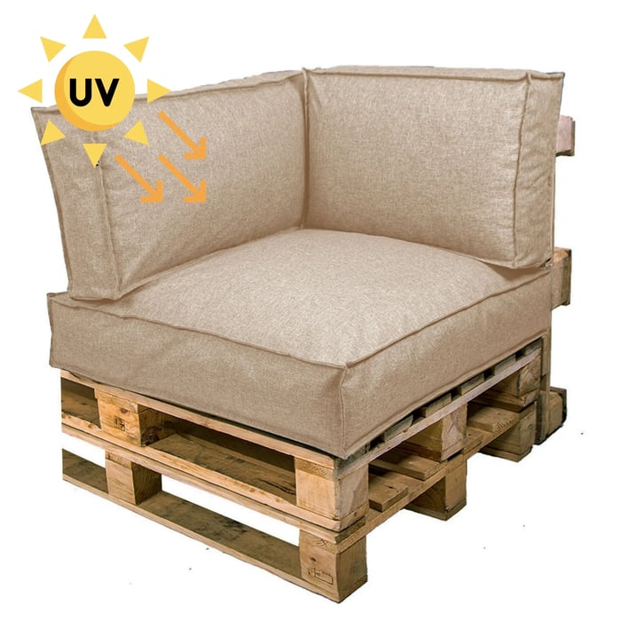 pallet cushions corner uv cappuccino melange