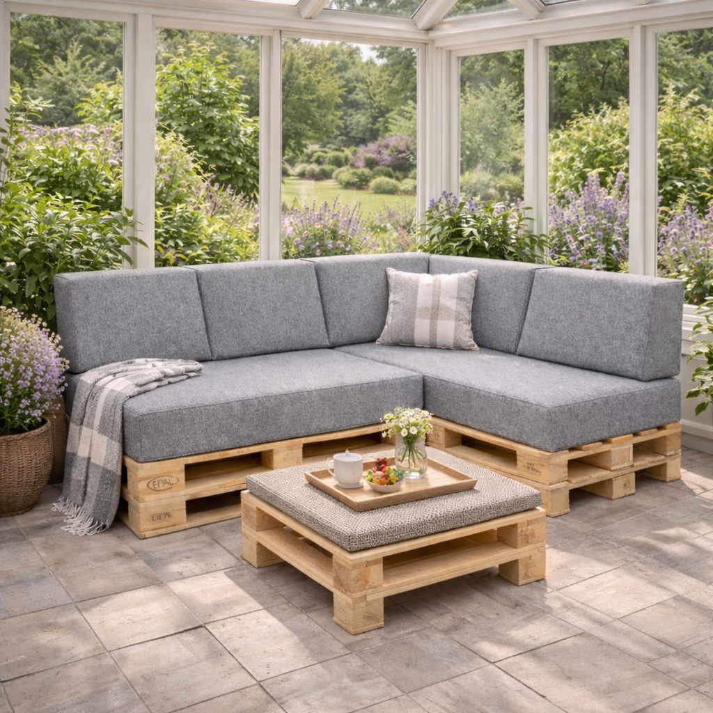 How to Create a Stylish Conservatory Seating Area with a Pallet Sofa