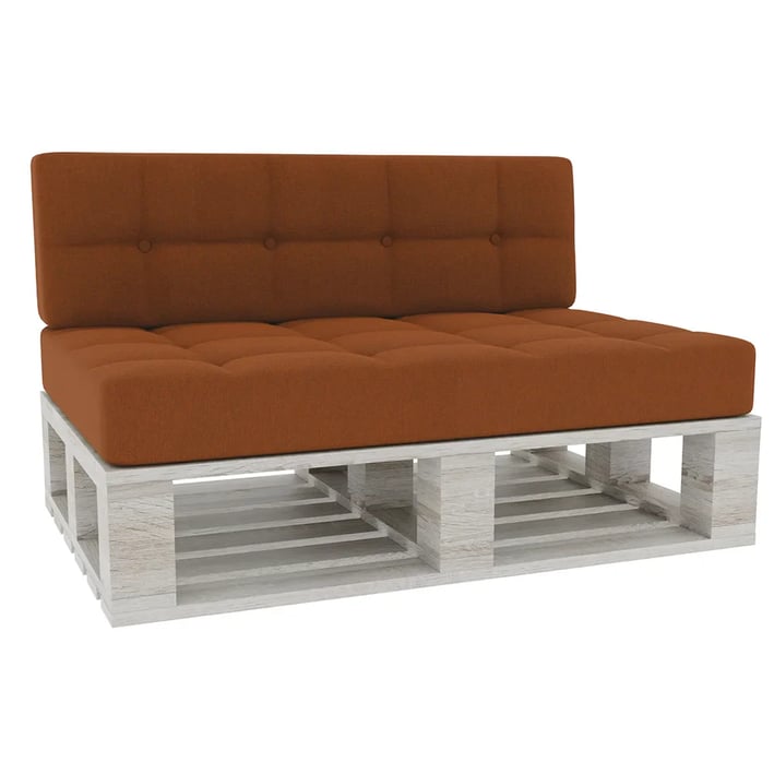 pallet cushion orange