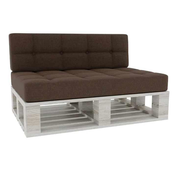 pallet cushion dark brown