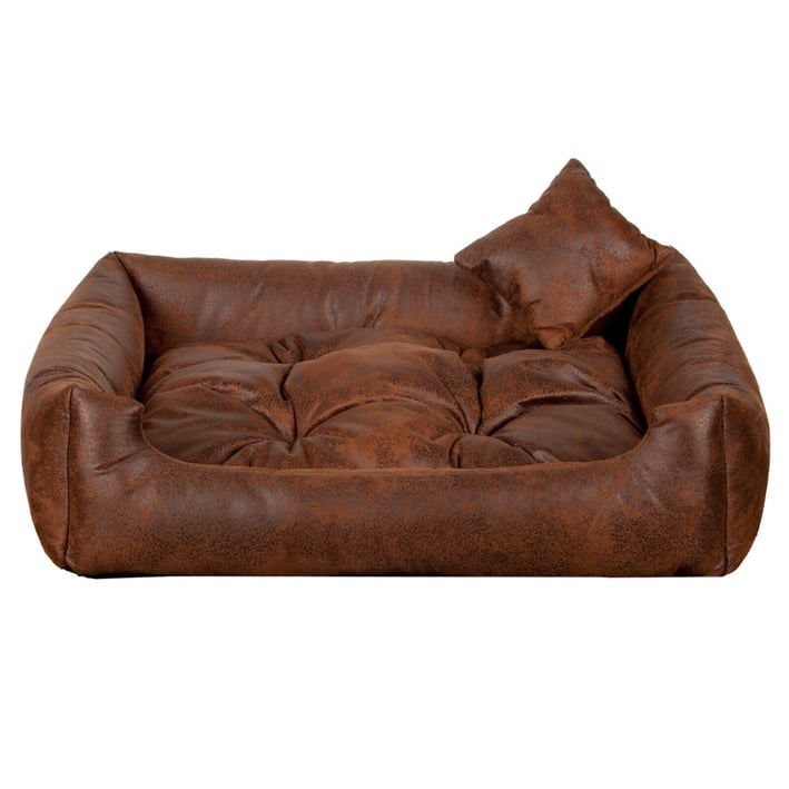 cooper eco leather dog bed