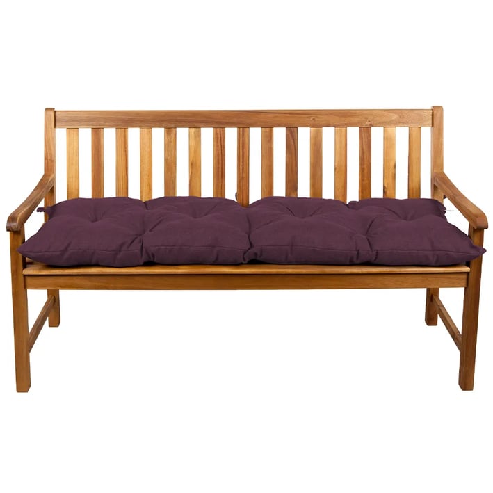 violet bench cushion
