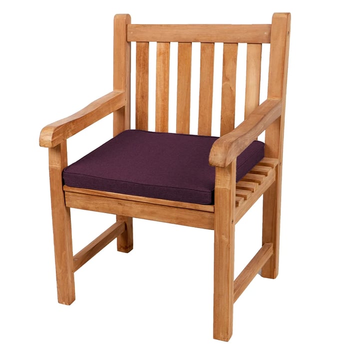 purple chair cushion