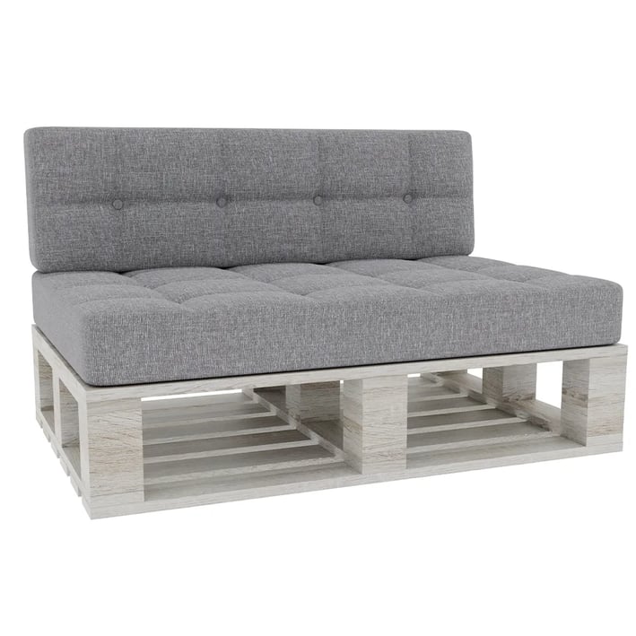 pallet cushion grey