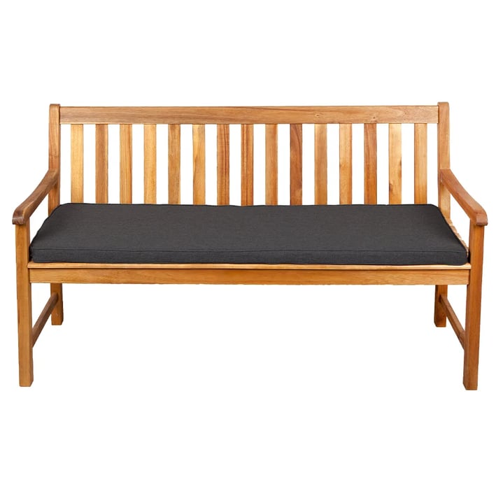 dark grey garden bench cushion