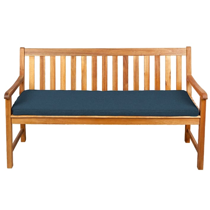 dark blue garden bench cushion
