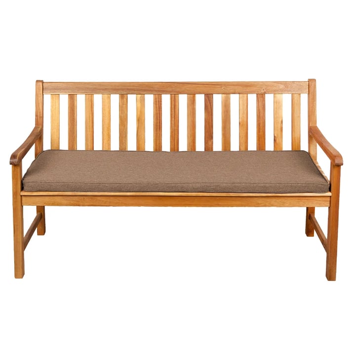 light brown garden bench cushion