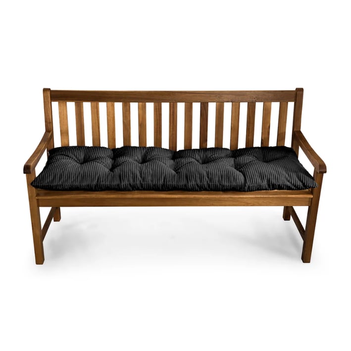 bench cushion black