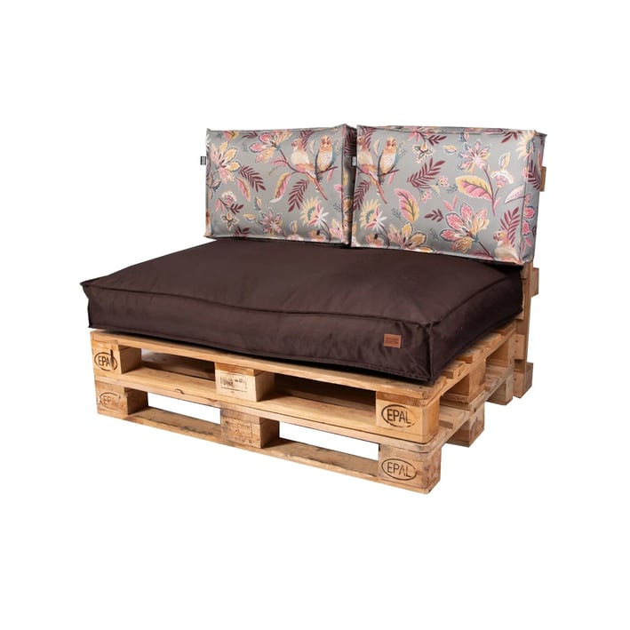 pallet cushions in chocolate colour