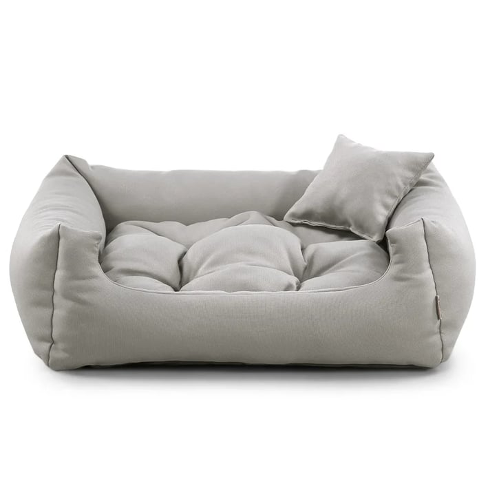 light grey comfy nelo dog bed