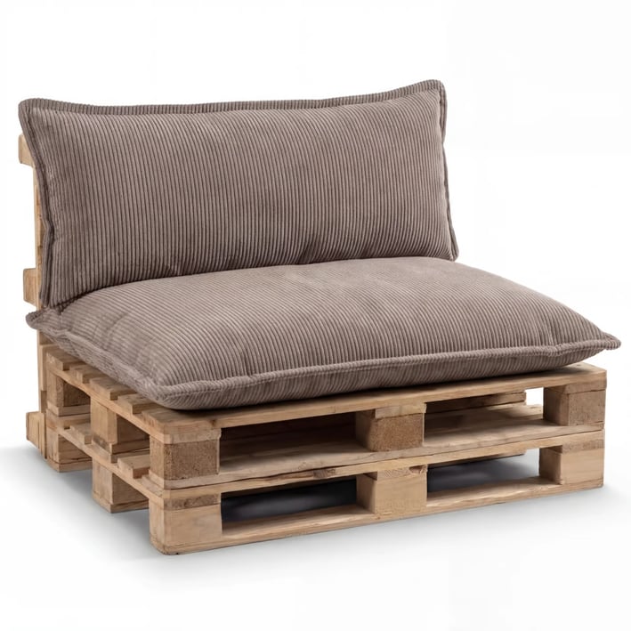 light brown pallet cushions