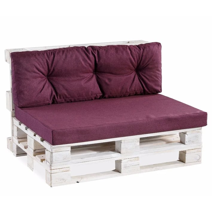 pallet cushions violet