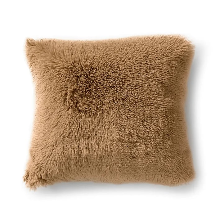 light brown decorative cushion