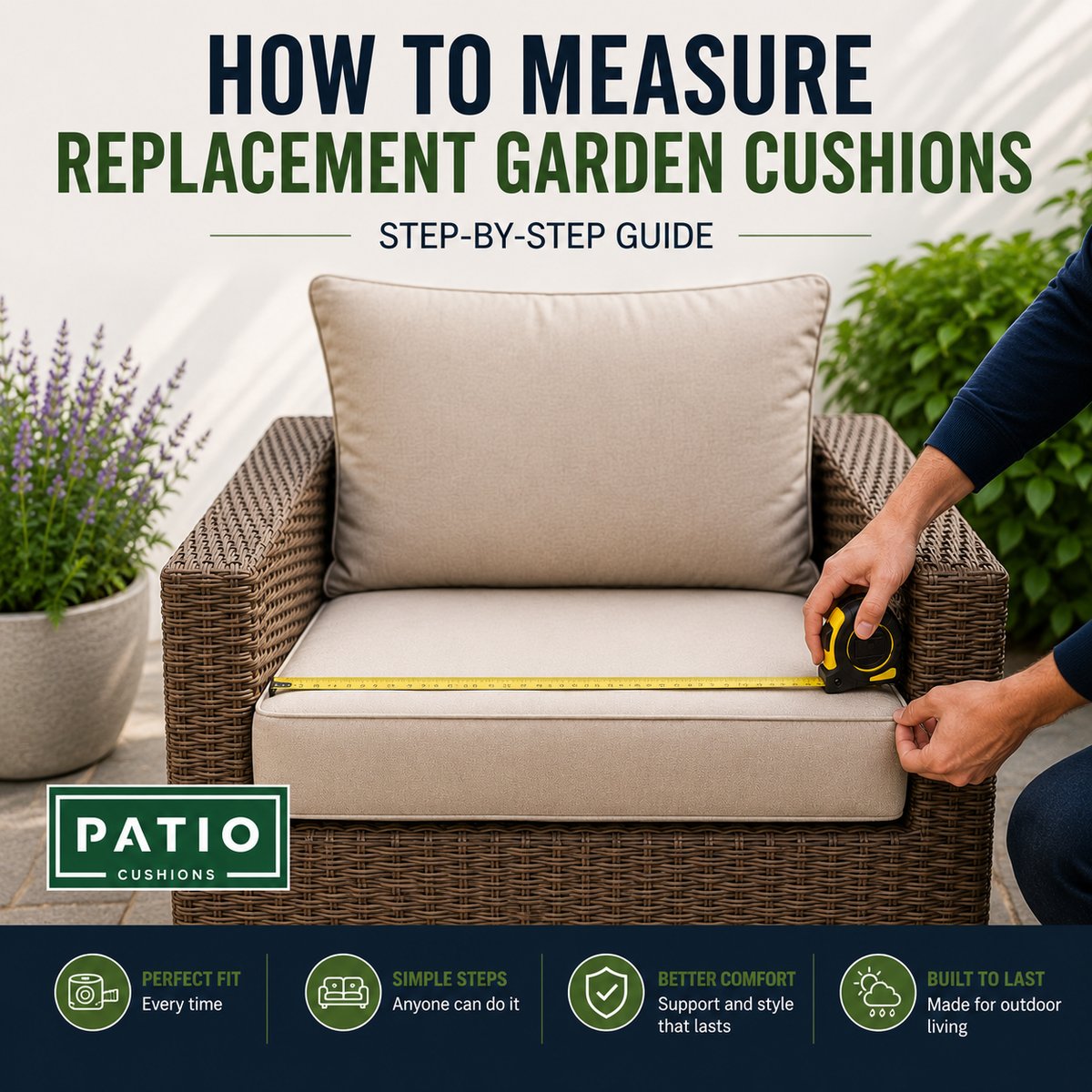How to Measure Replacement Garden Cushions Correctly (Step-by-Step Guide)