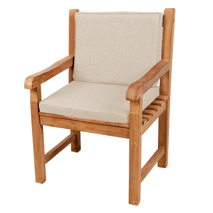 cream garden chair cushion