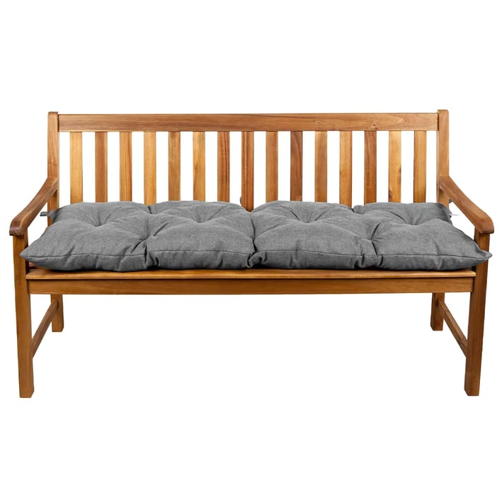 light grey bench cushion