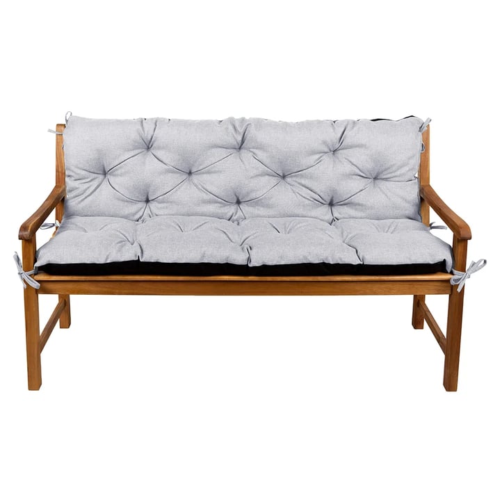 platinum bench cushion with backrest