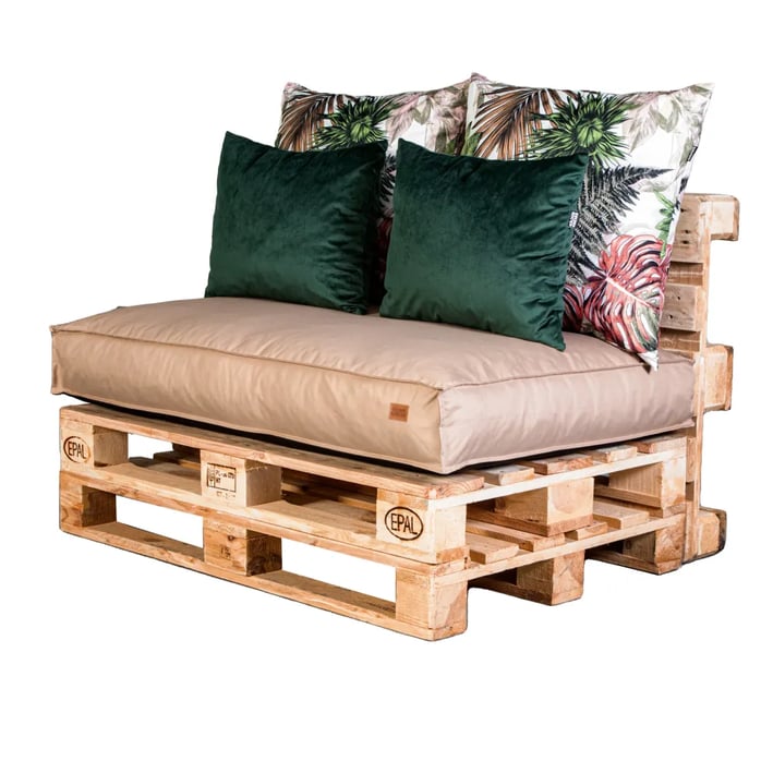 cappuccino set pallet cushion