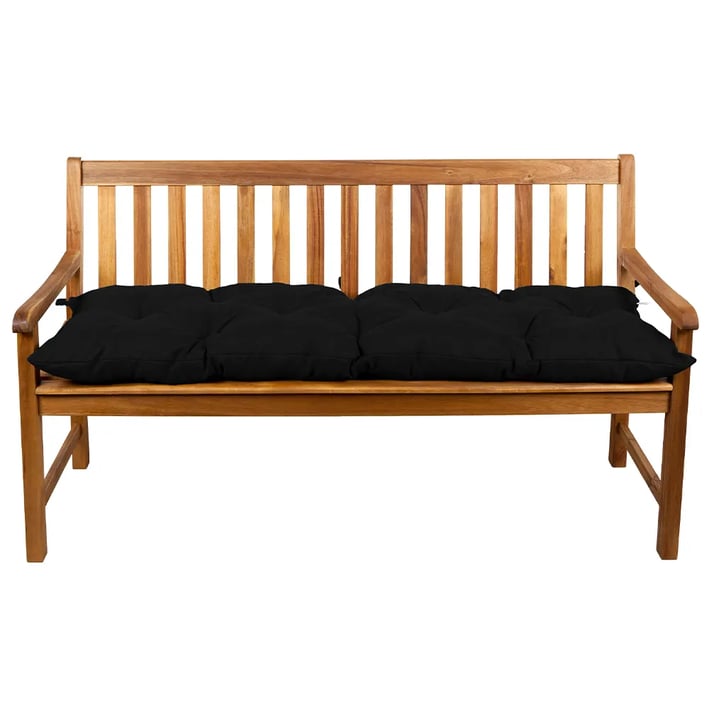 black bench cushion
