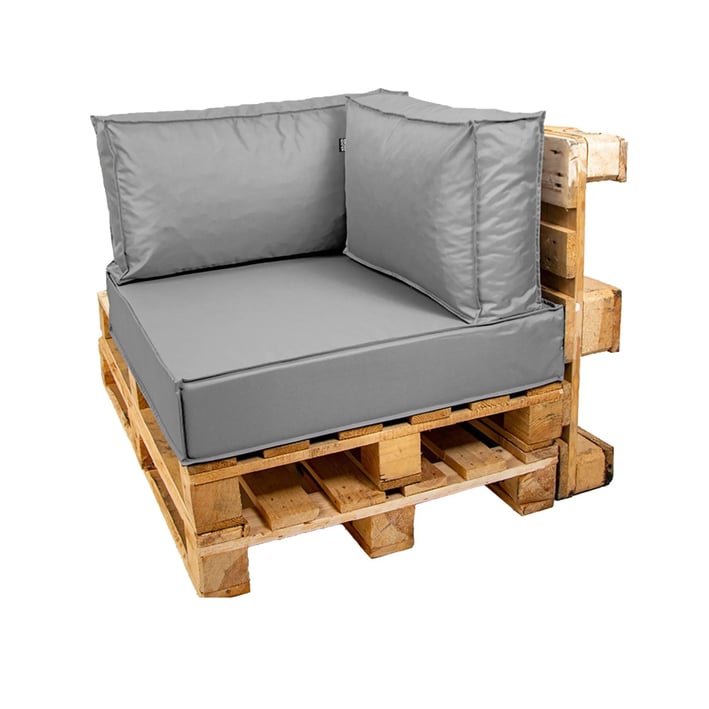 pallet cushion corner grey