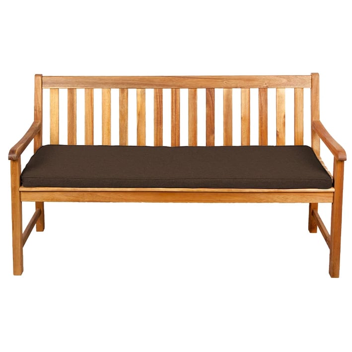 dark brown garden bench cushion