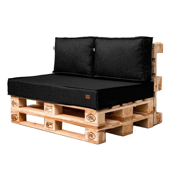 pallet cushions set UV black