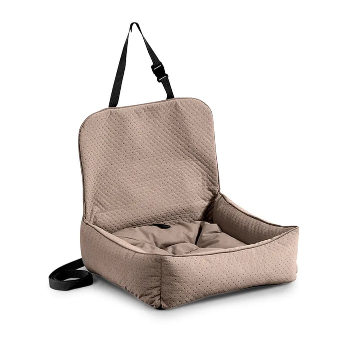 light brown car dog bed