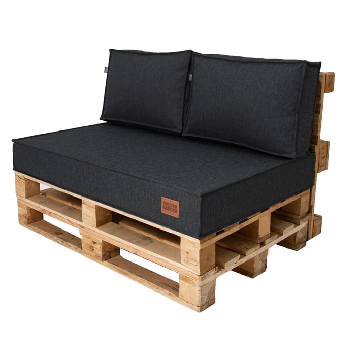 pallet cushions set graphite melange