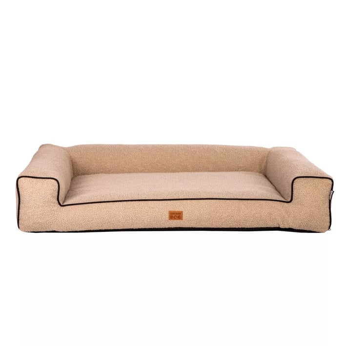 torres boucle dog bed cream