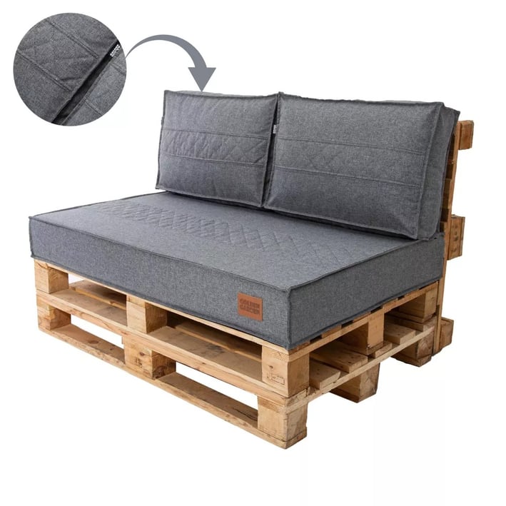 Set of 4 Decorative Square Cushion – 40x40 cm  Oxford GREY
